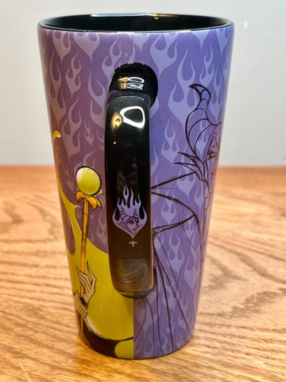 Disney Parks Maleficent Tall Latte Coffee Tea Mug Cup Sleeping Beauty Sketch - Picture 4 of 11